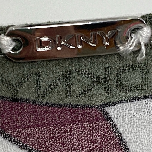 DKNY Swim Suit Coverup Tropical  White Size M - Picture 10 of 14